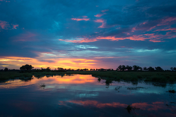 King's Pool Camp King's Pool Camp: Abendstimmung