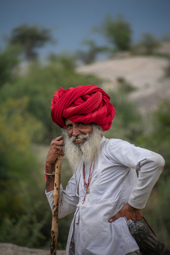 Sujan Jawai: Elaborate Kopfbedeckung