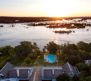 The Royal Livingstone: Lage am Sambesi