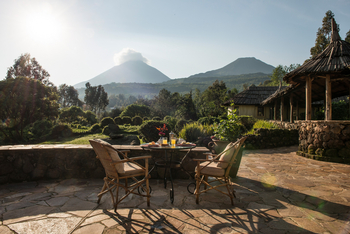 Volcanoes Mount Gahinga Lodge: Der Namensgeber