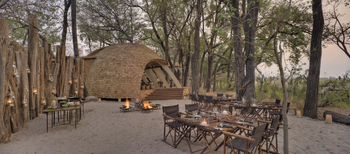 andBeyond Sandibe Okavango Safari Lodge: Boma