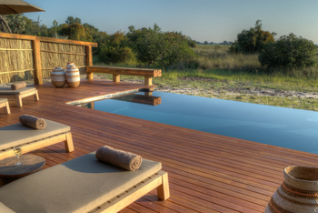 Camp Okavango: Pool mit Aussicht