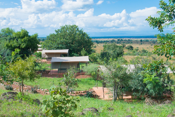 Kidepo Savannah Lodge: Aufgereihte Zelte