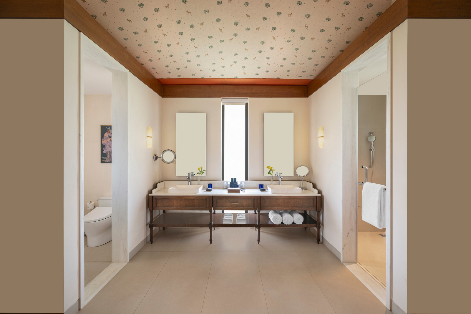 The Oberoi Vindhyavilas Wildlife Resort The Oberoi Vindhyavilas Wildlife Resort: Gästebad