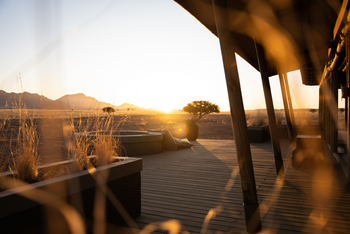 Wolwedans Plains Camp: Untergehende Sonne