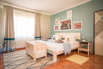 Canyon Roadhouse: Gästezimmer mit Doppelbett