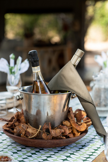 Ingwe Pan Camp: Essen und Trinken