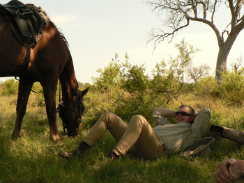 Kujwana Camp: Augenblick der Ruhe
