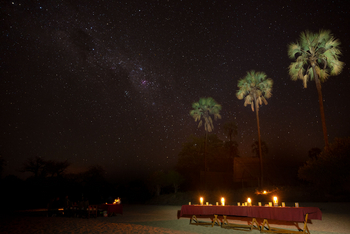 Mwagusi Safari Camp: Dining under the stars