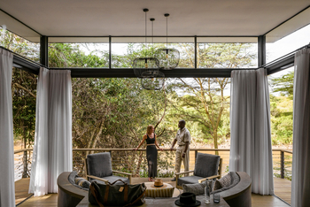 Sanctuary Olonana Sanctuary Olonana: Sitzbereich