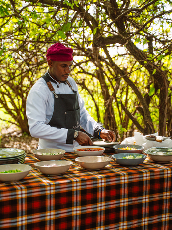 Asanja Siri Bustani Grumeti Camp: Lunch