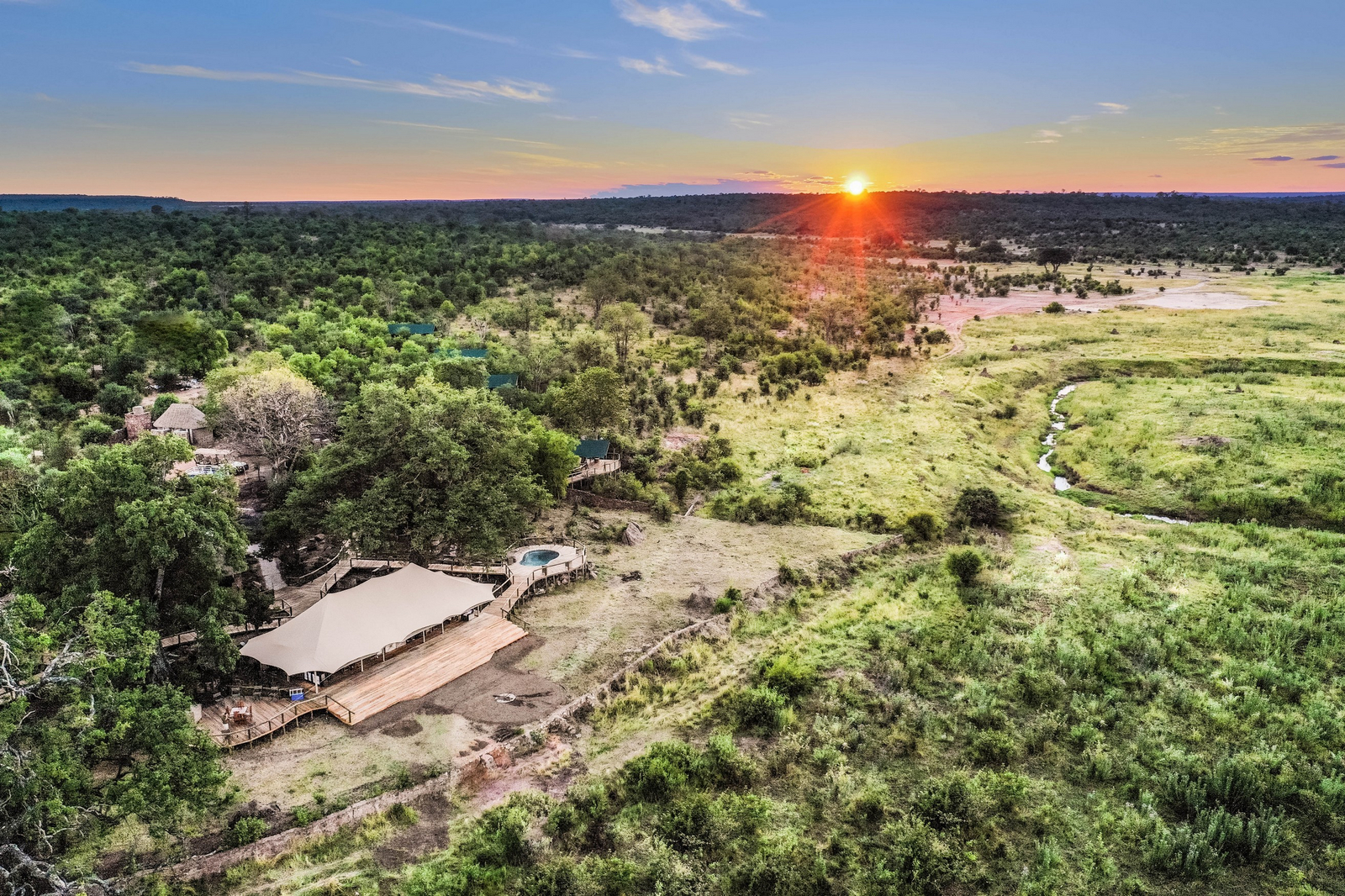 Deteema Springs Camp Deteema Springs Camp: Luftbild