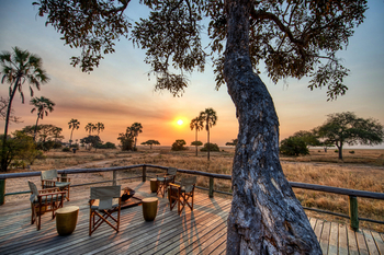 Mbali Mbali Katavi Camp: Sonnenuntergang