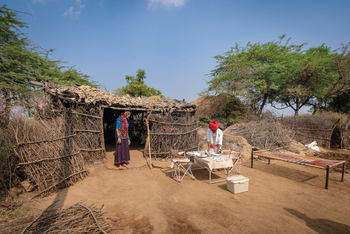 Bera Safari Lodge: Outdoor Lunch