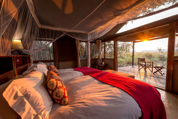 Busanga Bush Camp: Morgensonne