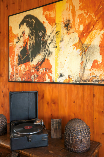 Naona Moru Camp: Altes Grammophon