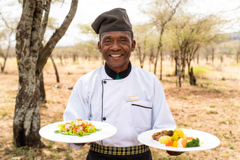 Ole Serai Camp Moru Kopjes: Küche