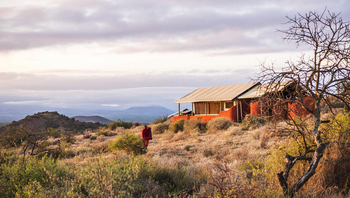 Shu'mata Camp: Gästechalet auf einem flachen Hügel