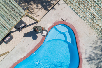 Boteti Tented Safari Lodge: Pool Draufsicht