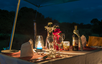 Losokwan Luxury Tented Camp: Privates Candle Light Dinner