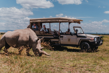 Porini Rhino Camp: Größenvergleich
