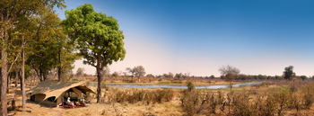 Selinda Explorers Camp Selinda Explorers Camp: Panorama am Selinda Spillway