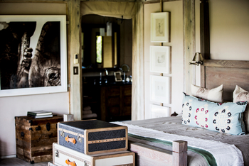 Abu Camp Abu Camp: Blick zum Bad