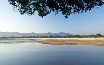 Chamilandu Bushcamp: Flussebene