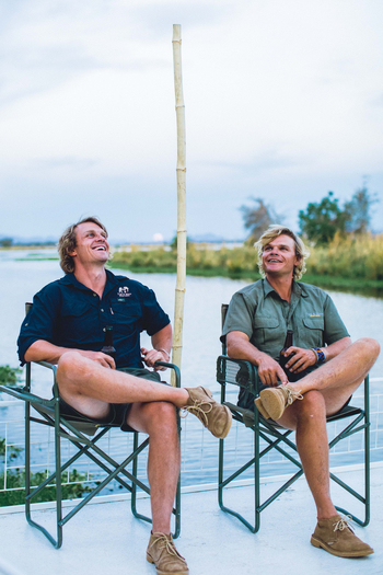 Classic Zambia Safaris Classic Zambia Safaris: Kyle Branch, rechts und Luke Evans