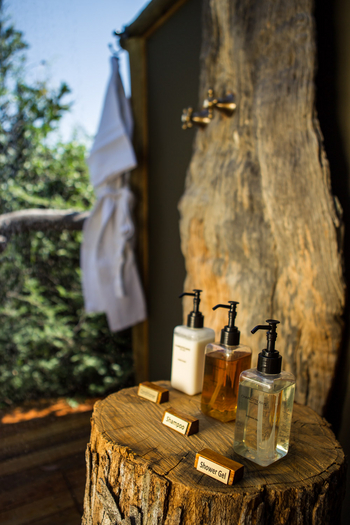 Kanana Camp: Außendusche