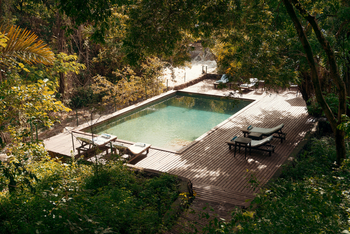 Rhino River Camp: Poolbereich