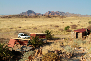 Rostock Ritz Desert Lodge: Campsite