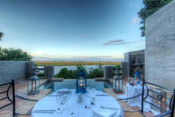 Chobe Game Lodge: Suite - Privates Dinner
