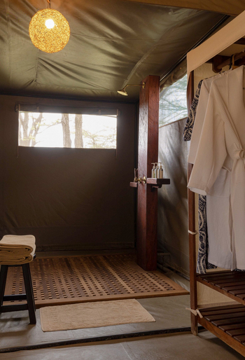 Kicheche Bush Camp: Dusche