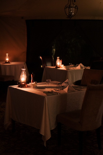 Elewana Sand River Masai Mara Camp Elewana Sand River Masai Mara Camp: Dinner Table
