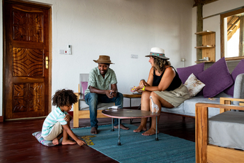 Maramboi Tented Lodge: Gastfamilie