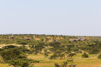 Mahali Mzuri: Camp oberhalb der Savanne