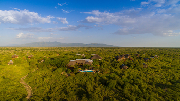 Manyara Lakeview Oasis: Exterior von oben