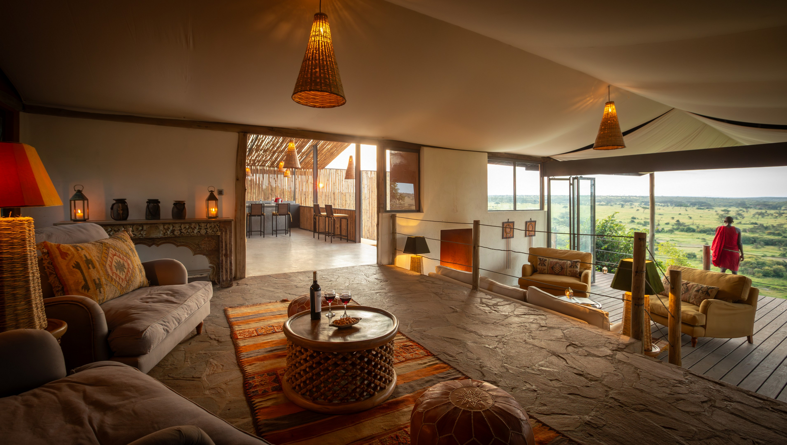 Saruni Eagle View Saruni Eagle View: Lounge und Messanine