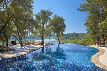 Singita Pamushana Lodge: Hauptpool