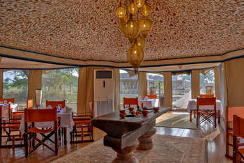 TUTC Sawai Shivir: Speisezelt