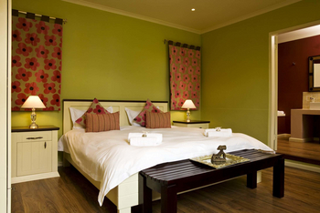 Villa Margherita: Doppelbett im Zimmer Lord Nelson