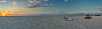 Salt Pans Sleep-out: Helicopter Experience