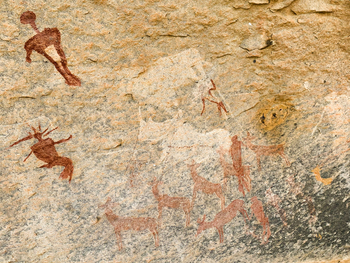 Ugab Terrace Lodge: Felsmalereien