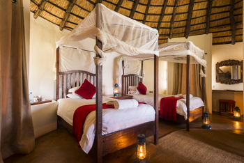 Mukambi Safari Lodge: Zwei Einzelbetten