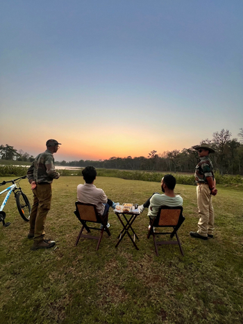 Bagh Villas: Pause bei einer Radttour