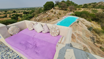 Brij Lakshman Sagar: Dachterrasse