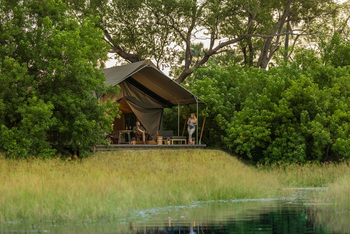 Gomoti Plains Camp: Gästezelte