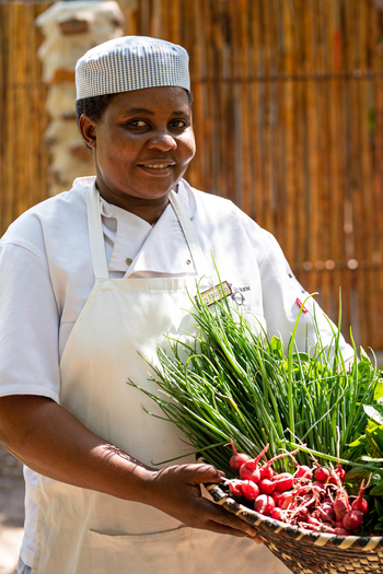 Ichingo Chobe River Lodge: Küche