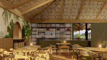 Laba Ngorongoro Crater: Offene Küche im Restaurant